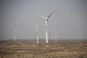 甘肅民勤紅沙崗百萬千萬級風電項目