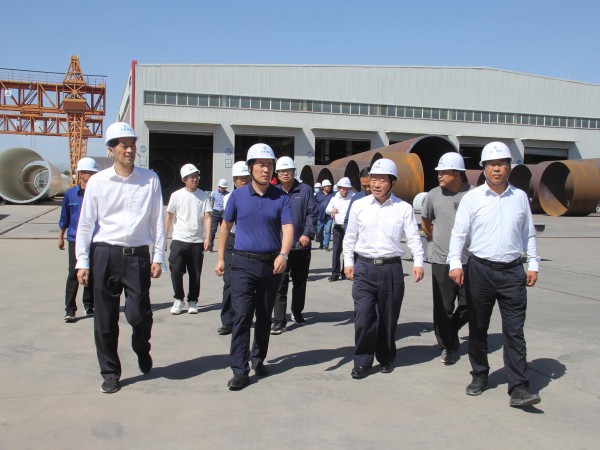 國(guó)家能源集團(tuán)甘肅電力有限公司、國(guó)家能 源集團(tuán)聯(lián)合動(dòng)力技術(shù)有限公司、重慶機(jī)電 股份有限公司考察組一行調(diào)研新能源公司