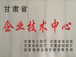 甘肅省企業(yè)技術(shù)中心